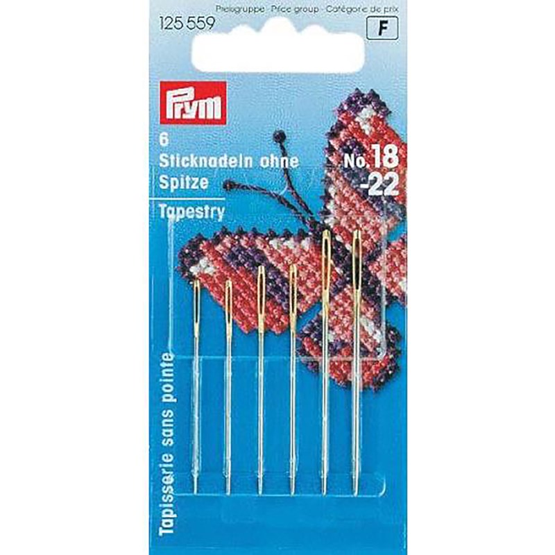 Borduurnaalden met spitse & ronde punt Borduurnaalden met spitse & ronde punt