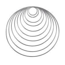 Metalen ringen gewoon of wit gecoat Metalen ringen gewoon of wit gecoat