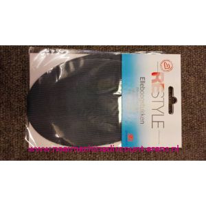 Donker grijs Rib Fluweel Elleboogstuk - 10329