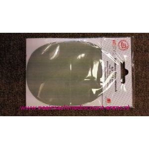 Licht grijs Rib Fluweel Elleboogstuk - 10330