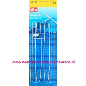Stekenhouders Ijzer Zilverkleurig 135 Mm Prym art. nr.081290 / 001039