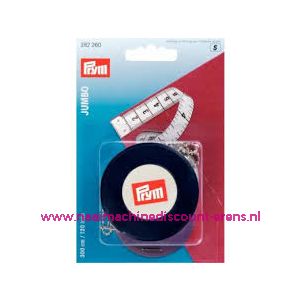 Rolcentimeter Jumbo cm/inch wit 300 cm (120 inch) Prym art.nr. 282260