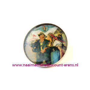 Knöpfe . Postkartenmotive Art-Nr. 2585-95/40" 6 Stuks - 10488