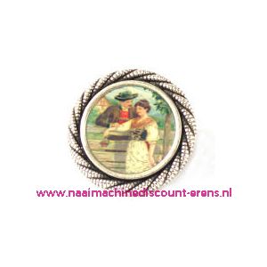 Knöpfe . Postkartenmotive . Art-Nr. 2624-95/40" 6 Stuks - 10493