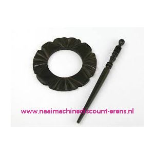 Decoratieve sluiting voor o.a. breiwerken Prym art.nr. 417753
