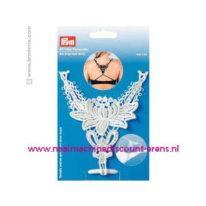 BH-bretel met rugdecor wit Prym art. nr. 991943