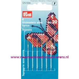 Borduurnaalden "Zonder" Punt Staal No.20 Zi/Goud-Kleur prym art.nr. 125556