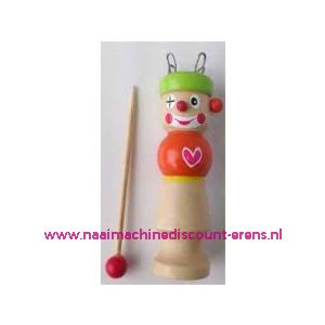 Punnikpopje Hout Beschilderd Pascal art.nr. 38000.005 - 10813
