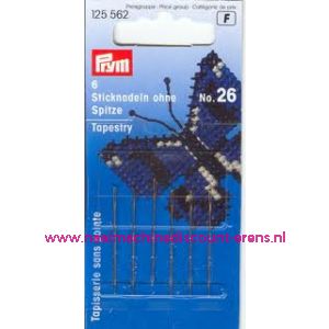 Borduurnaalden "Zonder" Punt Staal No.26 Zi/Goud-Kleur prym art.nr. 125562 