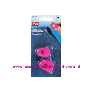Naaldgrijpers silicoon rose M + L - 11474