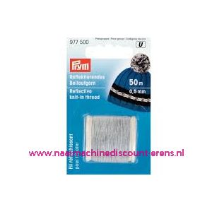  Reflecterend meeloopband 0,5 mm Prym art. nr. 977500 / 011495