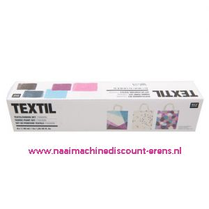 Textilverfset "Fashion" Rico design 40 ML 6 Stuks - 11801