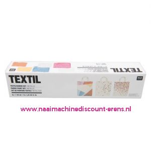 Textilverfset "METALLIC" Rico design 40 ML 6 Stuks - 11803