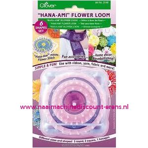 Clover Hana-Ami Flower Loom 6 maten art.nr. 3146 