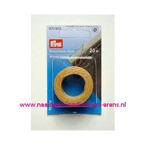 011846 / Gewaxt draad beige 20 meter prym art. nr. 970603