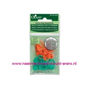 Clover 353 Locking stitch markers / 011853