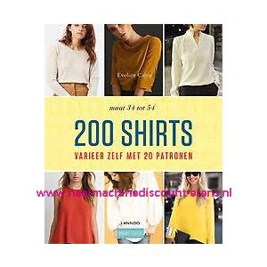 200 SHIRTS maat 34 tot 54 "Evelien Cabie"