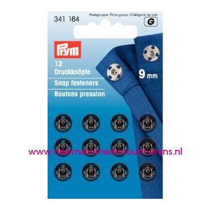 Drukkers Ms Zwart 9 Mm prym art.nr. 341164