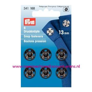 Drukkers Ms Zwart 13 Mm prym art.nr. 341168