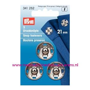 Drukkers Ms Ziverkl.21 Mm prym art.nr. 341252 