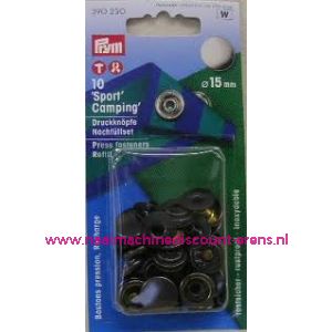 Navullingen Ms Voor 390200 Zwart 15 Mm 10 Stuks Prym art.nr. 390230 