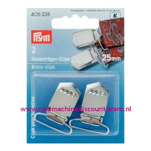 Bretelclips St Zilverkleurig 25 Mm prym art. nr. 405228