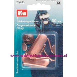 Garnituren Voor Tuinbroek, St Oudkoper 30 Mm prym nr. 416431 - 1371