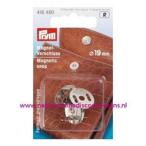 Magneetsluiting Zilverkleurig 19 Mm Prym art.nr. 416480