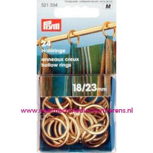 Gordijnringen Ms Goudkleurig 18/23 Mm prym art. nr. 521334 - 1414