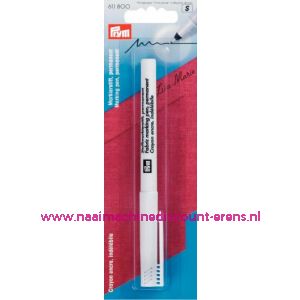 Stofmarkeerstift Extra Fijn Pemanent Zwart art. nr. 611800 - 1498