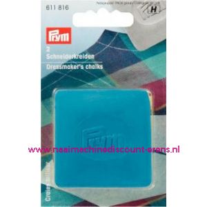 Kleermakerskrijt wit/blauw prym art. nr. 611816