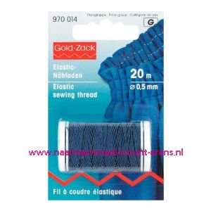 Elastisch Naaigaren 0,5 Mm 20 meter "Donker Blauw" Prym art.nr. 970014 