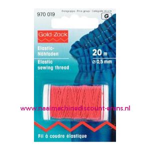 Elastisch Naaigaren 0,5 Mm 20 meter "Rood" Prym art.nr. 970019