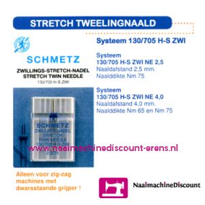 Tweeling Stretch 130/705 H-S-ZWI-75-4,0 mm. - 1726
