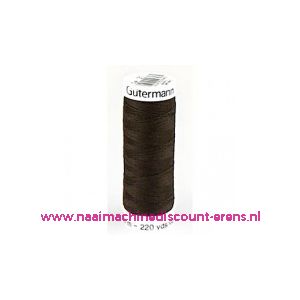 Gutermann naaigaren 021 (donker bruin) - 1971