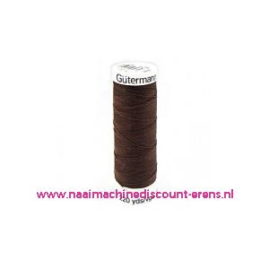 Gutermann naaigaren 406 (donker bruin) - 2092