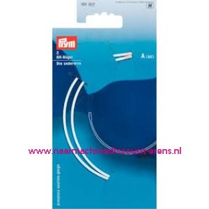 Bh-beugel Maat A 80 Wit Goldzack art. nr. 991802  - 18 Cm Lengte