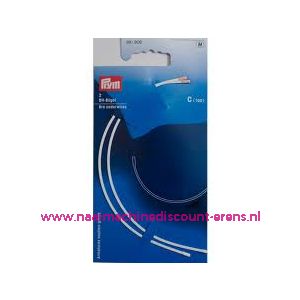 Bh-Beugel Maat C 100 Wit Goldzack art. nr. 991806 - 23 Cm Lengte