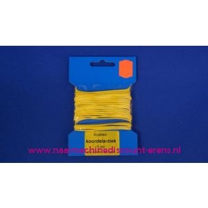 Elastiek Koord 1,5 Mm 5 meter "Geel" Discount