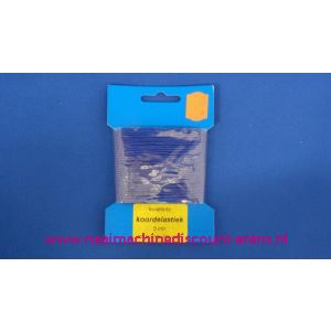 Elastiek Koord 1,5 Mm 5 meter "Kobalt Blauw" Discount