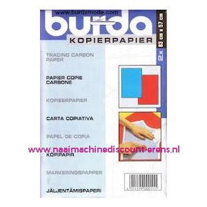 Burda Kopieerpapier ROOD - BLAUW 2 x 83 Cm x 57 Cm - 2434
