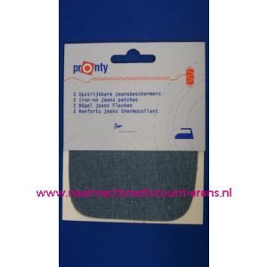 Kniestuk LICHT JEANS 11 x 10 Cm - 2619