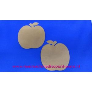 Kniestuk APPEL LICHT BRUIN 9,5 X 10 Cm - 2639