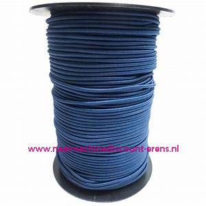 Elastiek Koord 3 Mm per meter "Kobalt blauw"