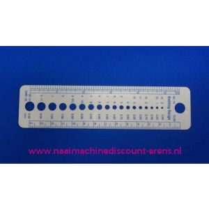 Naalddiktemeter voor breinaalden Discount / 003000