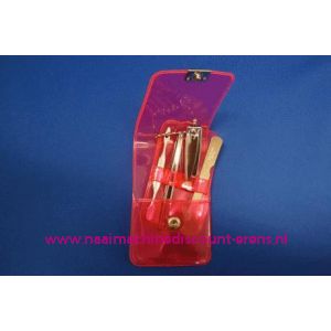 Manicure set Luxe 4-delig "rose" - 3197