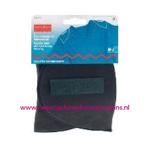 Schoudervulling zwart rechtmodel + klittenband art.nr 993817 - 3276