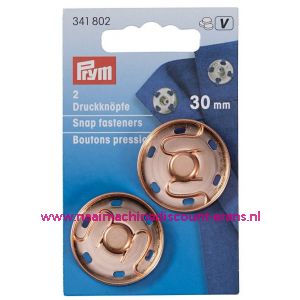 Drukkers Ms Koper 30 Mm prym art.nr. 341802