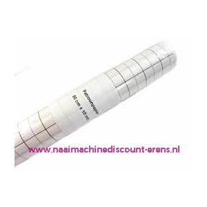 Patroonpapier geruit 80 Cm breed x 15 meter lengte - 3462