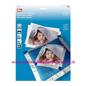 Creatief stof om te bedrukken 5 x DIN A4 Prym art. nr. 611930